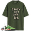 Air Max Waffle Racer SP Action Green Altitude Green Match Shirts, THEY NOT LIKE US To Match Air Max Waffle Racer SP Action Green Altitude Green