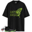 Air Foamposite One Black Volt Match Shirts, ANTI SOCIALShirts To Match Air Foamposite One Black Volt