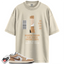 Jordan 1 Low SE Brown Elephant Match Shirts, Sneaker Label Shirt Brown To Match Jordan 1 Low SE Brown Elephant