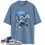 Women's Jordan 1 Mid Two Tone Blue Match Shirts, The Stuggle Is Real To Match Women's Jordan 1 Mid Two Tone Blue