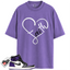 Jordan 1 Retro High Court Purple White Match Shirts, FAITH To Match Jordan 1 Retro High Court Purple White