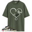 Jordan 1 Mid Black White Olive Match Shirts, FAITH To Match Jordan 1 Mid Black White Olive