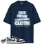 Jordan 1 Low OG Obsidian Match Shirts, Cut From A Different Cloth To Match Jordan 1 Low OG Obsidian
