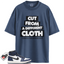 Jordan 1 High OG Midnight Navy Match Shirts, Cut From A Different Cloth To Match Jordan 1 High OG Midnight Navy