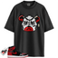 Jordan 1 Retro High OG Patent Bred Match Shirts, Sneaker Bear Face Unisex Shirts To Match Jordan 1 Retro High OG Patent Bred