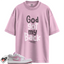 Women's Jordan 1 Low Orchid Neutral Grey Match Shirts, God Got My Back To Match Women's Jordan 1 Low Orchid Neutral Grey