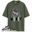 Jordan 1 Mid Black White Olive Match Shirts, Get Money To Match Jordan 1 Mid Black White Olive