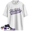 Jordan 1 Retro High Court Purple White Match Shirts, Stay Humble Hustle Hard Shirt To Match Jordan 1 Retro High Court Purple White