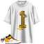 Jordan 1 Mid University Gold Match Shirts, Bees Number 1 Unisex Crew Neck T-Shirt To Match Jordan 1 Mid University Gold