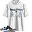 Jordan 1 Low Black Royal Toe Match Shirts, Space Friends To Match Jordan 1 Low Black Royal Toe