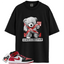 Jordan 1 Mid Alternate Bred Toe Match Shirts, The Stuggle is Real T-Shirt To Match Jordan 1 Mid Alternate Bred Toe