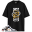 Jordan 1 Mid Patent Black White Gold Match Shirts, SNAKEBLS To Match Jordan 1 Mid Patent Black White Gold