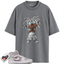 Women's Jordan 1 Mid Photon Dust Atmosphere Grey Match Shirts, CHONGO To Match Women's Jordan 1 Mid Photon Dust Atmosphere Grey