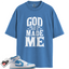 Jordan 1 Mid Legend Blue Match Shirts, God Took His Time To Match Jordan 1 Mid Legend Blue