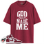 Jordan 1 Retro High OG Artisanal Team Red Match Shirts, God Took His Time To Match Jordan 1 Retro High OG Artisanal Team Red