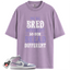 Women's Jordan 1 Mid Indigo Haze Doll White Match Shirts, Bread Different To Match Women's Jordan 1 Mid Indigo Haze Doll White