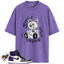 Jordan 1 Retro High Court Purple White Match Shirts, Smile Through The Pain To Match Jordan 1 Retro High Court Purple White