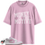 Women's Jordan 1 Low Orchid Neutral Grey Match Shirts, Money Is The Motive Shirt To Match Women's Jordan 1 Low Orchid Neutral Grey