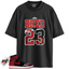Jordan 1 Retro High OG Patent Bred Match Shirts, Retro 23 Bred Shirt To Match Jordan 1 Retro High OG Patent Bred