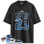 Jordan 1 Retro High OG University Blue Match Shirts, Retro 23 Royal Toe Shirt To Match Jordan 1 Retro High OG University Blue