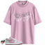 Women's Jordan 1 Low Orchid Neutral Grey Match Shirts, HUSTLE To Match Women's Jordan 1 Low Orchid Neutral Grey