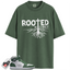 Jordan 1 Retro High OG Gorge Green Match Shirts, ROOTED To Match Jordan 1 Retro High OG Gorge Green