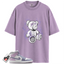 Women's Jordan 1 Mid Indigo Haze Doll White Match Shirts, LIT To Match Women's Jordan 1 Mid Indigo Haze Doll White