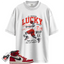 Chicago Jordan 1s Lost and Found Match Shirts, Lucky Player Unisex Graphic T-Shirts To Match Chicago Jordan 1s Lost and Found
