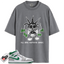 Jordan 1 Mid SE Grey Green Match Shirts, HOOK To Match Jordan 1 Mid SE Grey Green