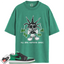 Jordan 1 Low Lucky Green Match Shirts, HOOK To Match Jordan 1 Low Lucky Green