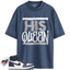 Jordan 1 High OG Midnight Navy Match Shirts, His Queen To Match Jordan 1 High OG Midnight Navy