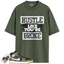 Jordan 1 Mid Black White Olive Match Shirts, Hustle Like You're Broke To Match Jordan 1 Mid Black White Olive