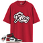Jordan 1 Retro High OG Black Toe Reimagined Match Shirts, KING To Match Jordan 1 Retro High OG Black Toe Reimagined