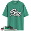 Jordan 1 Low Lucky Green Match Shirts, KING To Match Jordan 1 Low Lucky Green