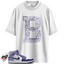 Jordan 1 Mid Sky J Light Purple Blueberry White Match Shirts, BLESSED To Match Jordan 1 Mid Sky J Light Purple Blueberry White