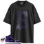 Jordan 1 Mid Purple Black Match Shirts, BLESSED To Match Jordan 1 Mid Purple Black