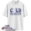 Women's Jordan 1 Mid Indigo Haze Doll White Match Shirts, Cold Hearted To Match Women's Jordan 1 Mid Indigo Haze Doll White