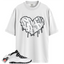 Jordan 10 Retro OG Steel Match Shirts, Heart Shirt To Match Jordan 10 Retro OG Steel