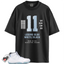 Jordan 11 Retro Legend Blue (2024) Match Shirts, Sneaker Label Legend Blue Shirt To Match Jordan 11 Retro Legend Blue (2024)