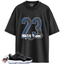 Jordan 11 Retro Low Space Jam Match Shirts, 23 Blue- Black Shirt To Match Jordan 11 Retro Low Space Jam