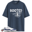 Jordan 11 Retro Low Diffused Blue Match Shirts, ROOTED To Match Jordan 11 Retro Low Diffused Blue