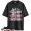 Jordan 11 Retro Low Bred (2025) Match Shirts, WELL Shirt To Match Jordan 11 Retro Low Bred (2025)
