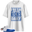 Jordan 12 Retro Blueberry Outfits Match Shirts, Fresh Kicks Daily Shirt To Match Jordan 12 Retro Blueberry Outfits