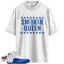 Jordan 12 Retro Blueberry Outfits Match Shirts, Sneaker Queen Shirt To Match Jordan 12 Retro Blueberry Outfits