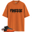 Women's Jordan 12 Brilliant Orange Match Shirts, Finesse Tees To Match Women's Jordan 12 Brilliant Orange