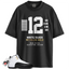 Jordan 12 Retro Taxi (2025) Match Shirts, Box Logo Sneaker Shirt To Match Jordan 12 Retro Taxi (2025)