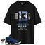 Jordan 13 Brave Blue Match Shirts, Box Label Shirt To Match Jordan 13 Brave Blue