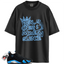 Jordan 14 Black University Blue Match Shirts, Silence Shirt To Match Jordan 14 Black University Blue
