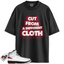 Jordan 2 Retro OG Chicago Match Shirts, Cut From A Different Cloth To Match Jordan 2 Retro OG Chicago