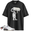 Jordan 3 Retro Cement Grey Match Shirts, 3D Paint Roller Sneaker T-Shirt To Match Jordan 3 Retro Cement Grey